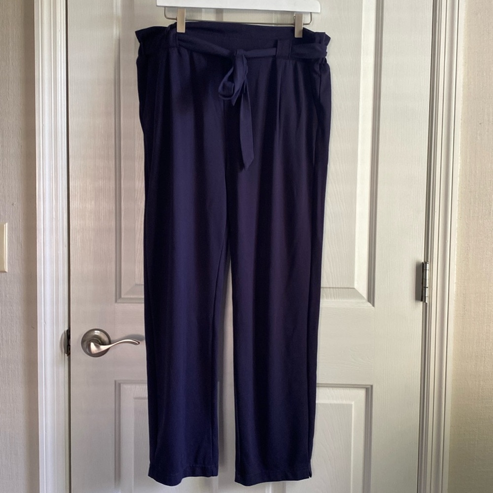 Casual to business blue knit pants RESET by Jane XXL